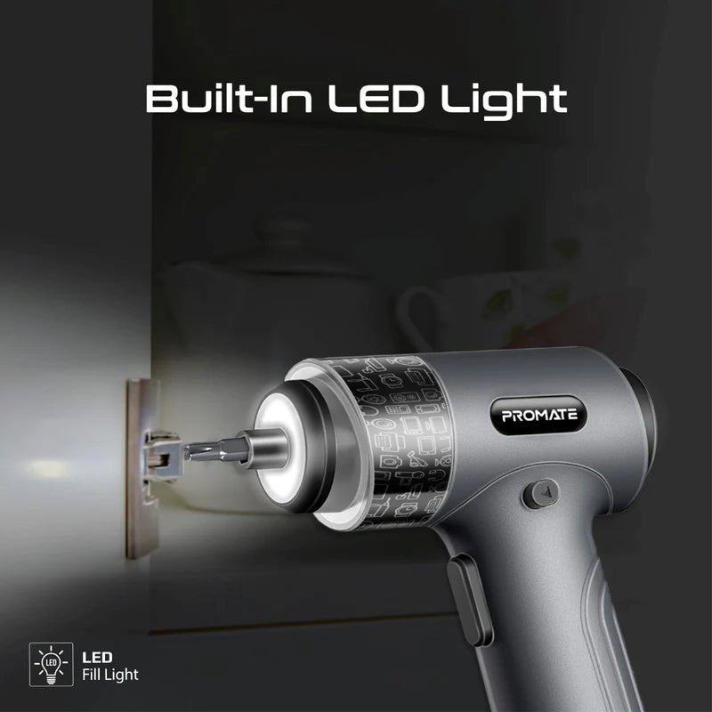 Promate - Promate Wireless Electric Screwdriver Kit (36 - Pieces) - Cle Market