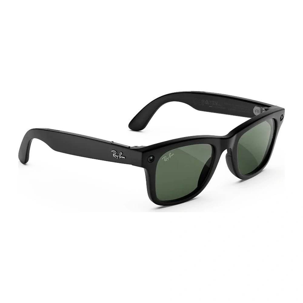 Ray-Ban Meta Wayfarer Gen 3 Matte Black Transitions Graphite Green