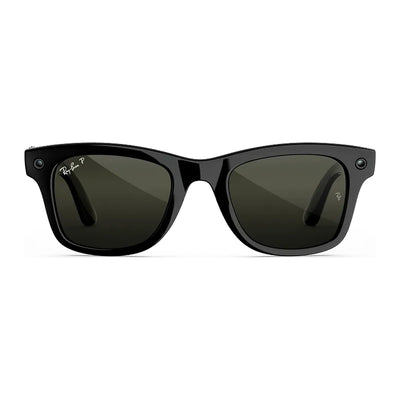 Ray-Ban Meta Wayfarer Gen 3 Shiny Black Polarized GreenStandard