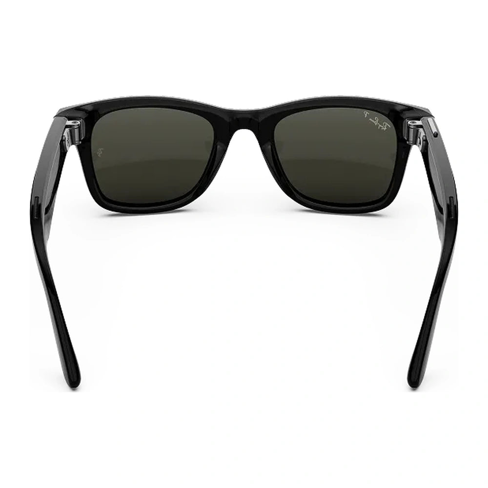 Ray-Ban Meta Wayfarer Gen 3 Shiny Black Polarized GreenStandard