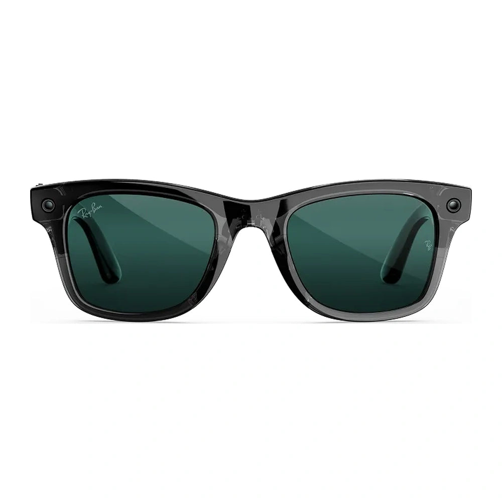 Ray-Ban Meta Wayfarer Gen 3 Black Transitions Aquamarine