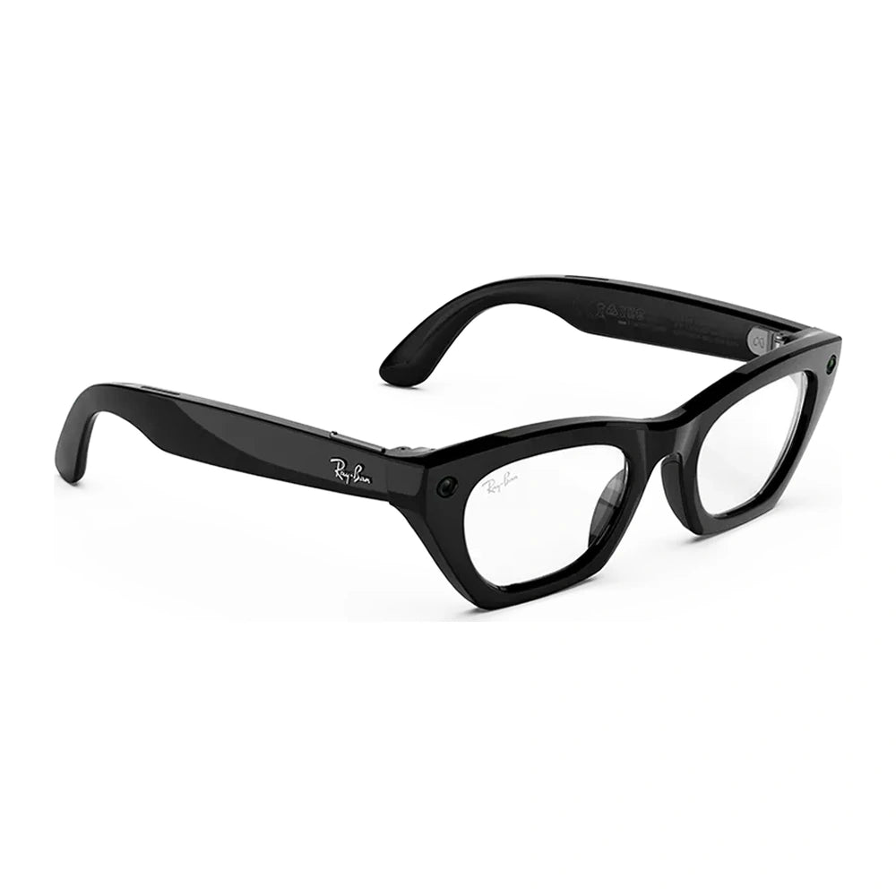 Ray-Ban Meta Zena Gen 3 Shiny Black Clear Lenses