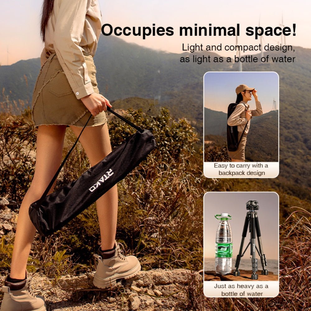 Rtako - Rtako 1.9M Hexagonal Photography Tripod VT - 990S - Cle Market