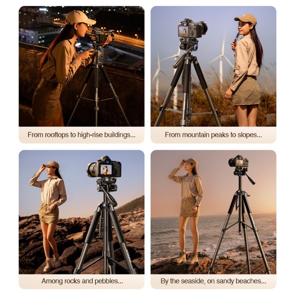 Rtako - Rtako 1.9M Hexagonal Photography Tripod VT - 990S - Cle Market