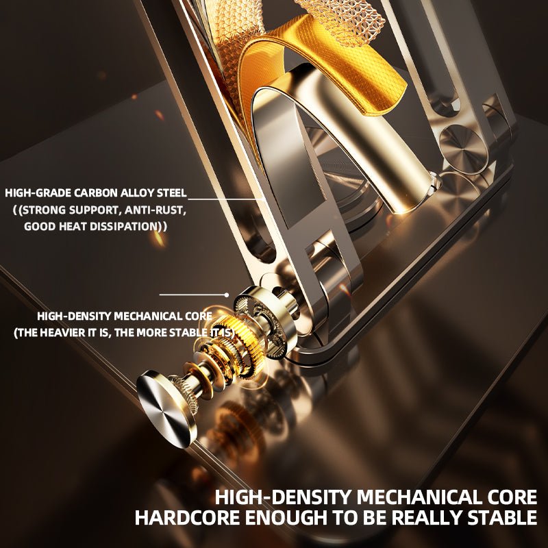 Rtako - Rtako Adjustable Laptop Stand Rotating Base RS - CP84 (Black) - Cle Market