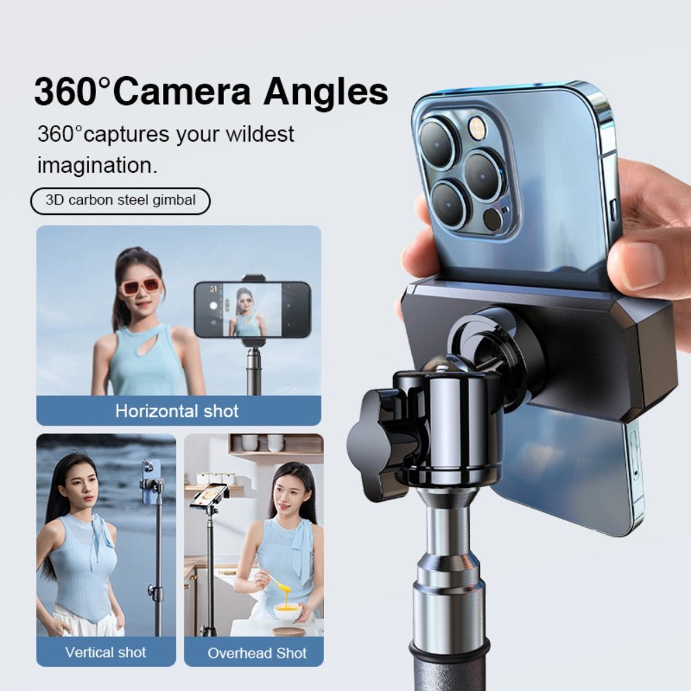 Rtako - Rtako Matte Carbon Steel Tripod 1.7m RLD - 001 - Cle Market