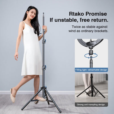 Rtako - Rtako Matte Carbon Steel Tripod 1.7m RLD - 001 - Cle Market