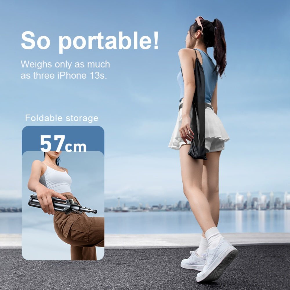 Rtako - Rtako Matte Carbon Steel Tripod 1.7m RLD - 001 - Cle Market