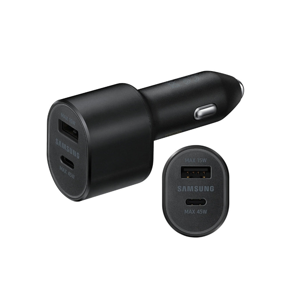 Samsung - Samsung 45w & 15W Dual Ports Car Charger with USB - C Cable - Cle Market
