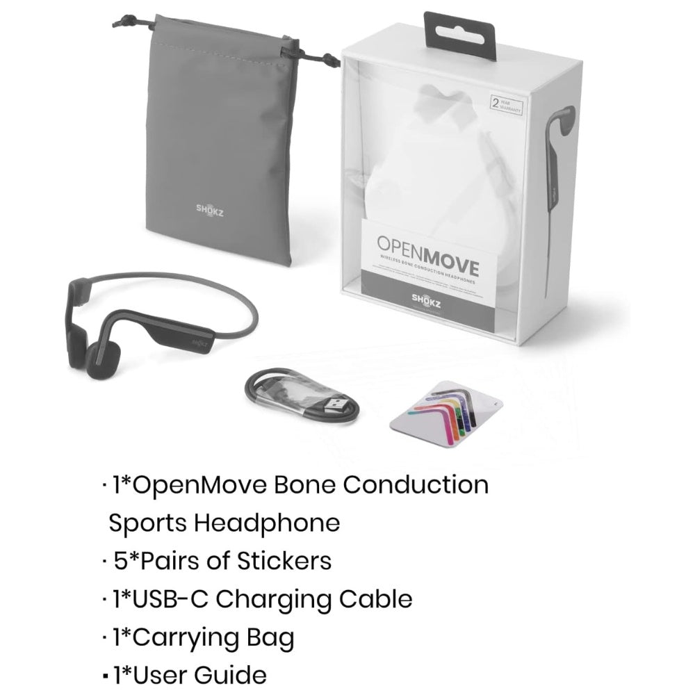 Shokz - Shokz OpenMove Bone Conduction Technology - Cle Market