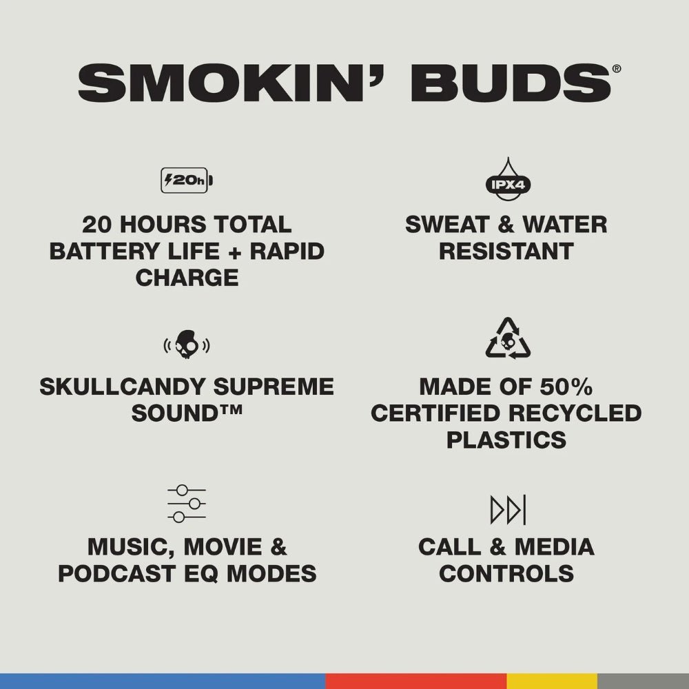 Skullcandy - Skullcandy Smokin Buds - Cle Market