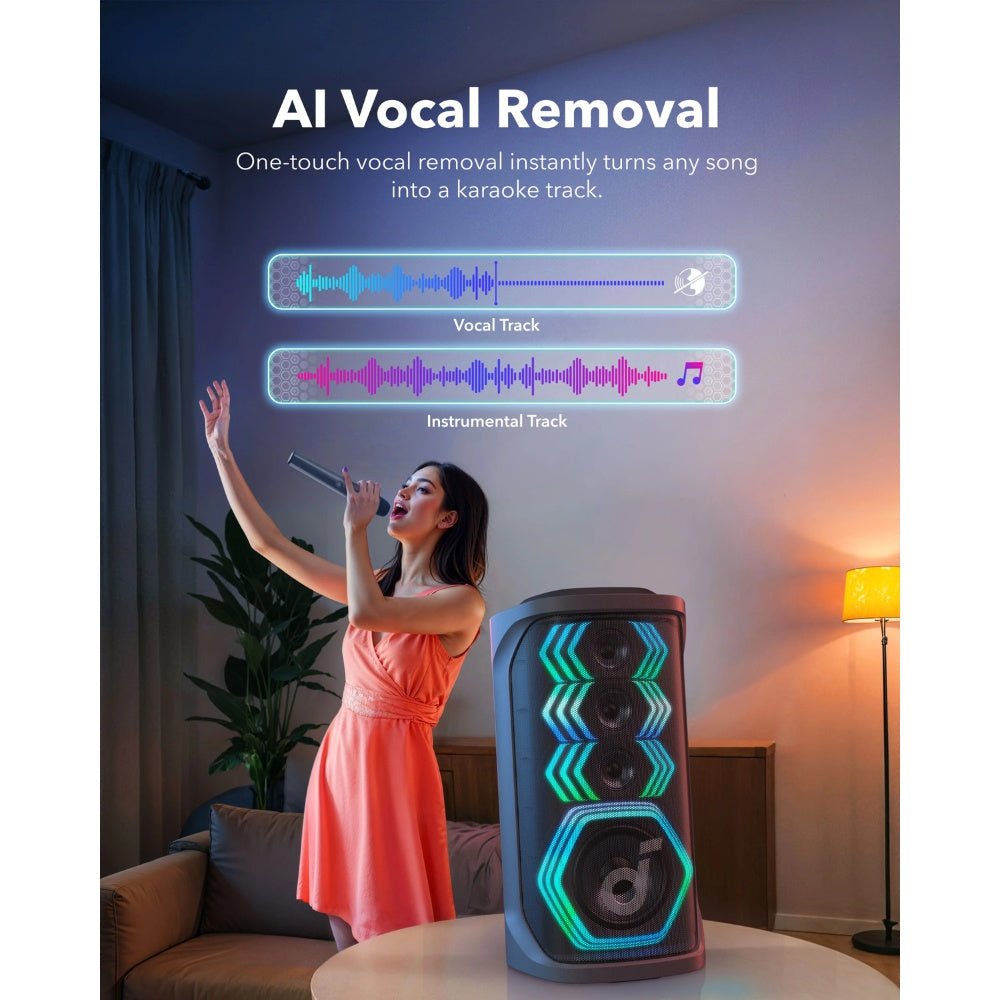 Soundcore - Soundcore Rave 3 AI Karaoke Party Speaker - Cle Market
