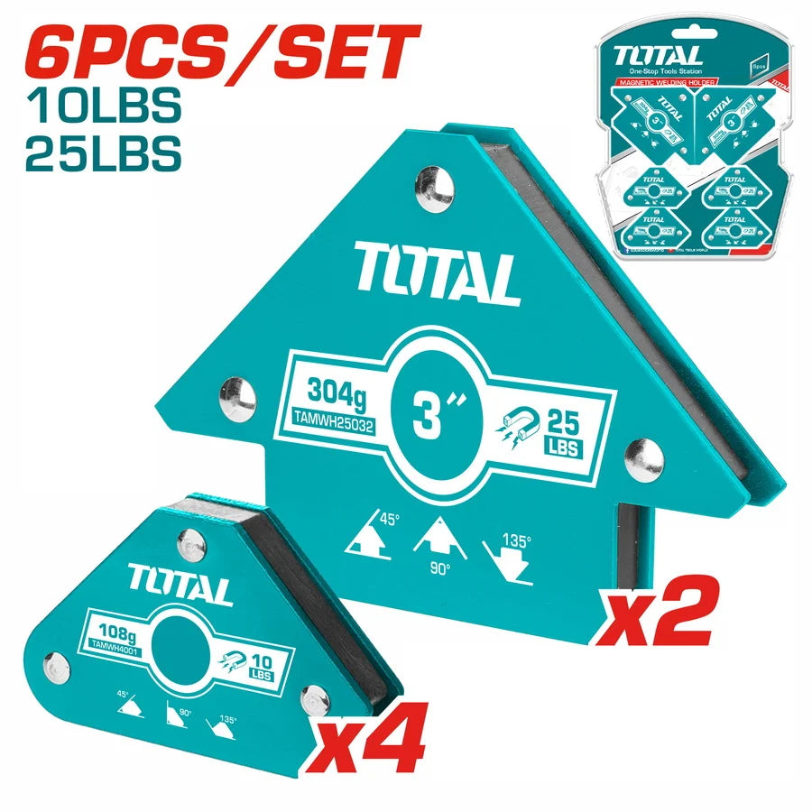 Total TAMWH6002 Magnetic Welding Holders, 6pcs - product view