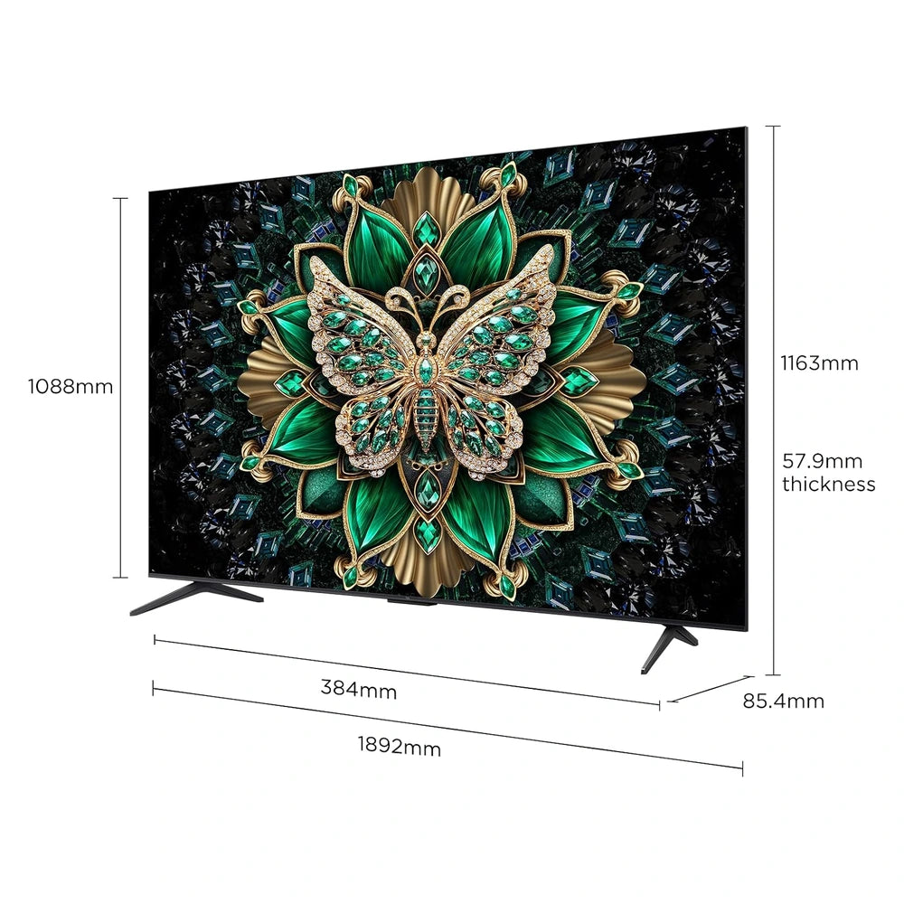 TCL 85C6K 85-Inch 4K QD-Mini LED Google TV