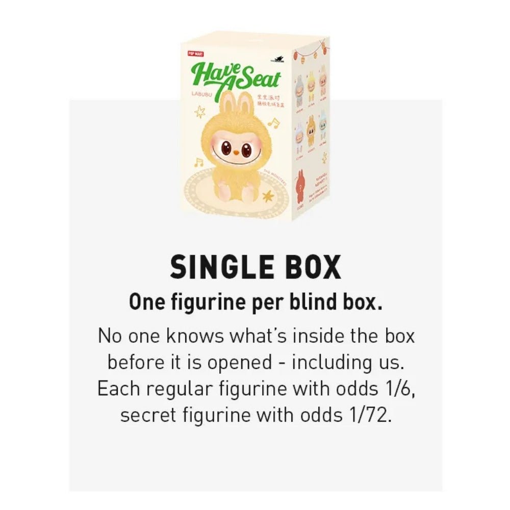 Labubu - THE MONSTERS Have a Seat Vinyl Plush Blind Box LaBuBu - Cle Market