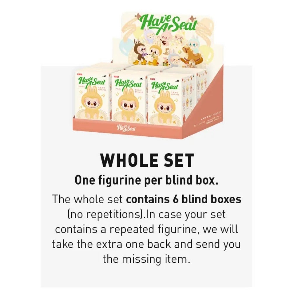 Labubu - THE MONSTERS Have a Seat Vinyl Plush Blind Box LaBuBu - Cle Market