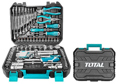 Total THKTHP21006 hand tool selection with organized storage pictured