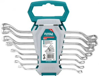 Total THT102486 set of 8 offset ring spanners