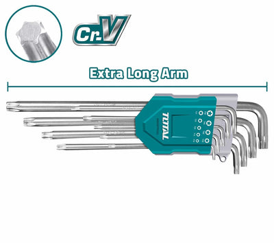 Total THT106391 key set arranged in a compact storage holder