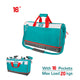 Total THT16163 fabric tool bag with carrying handles and zippered opening