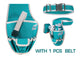 Total THT16P3011 fabric drill holster with tool compartments and belt