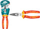 Total THTIP2381 red-and-yellow handled long nose pliers