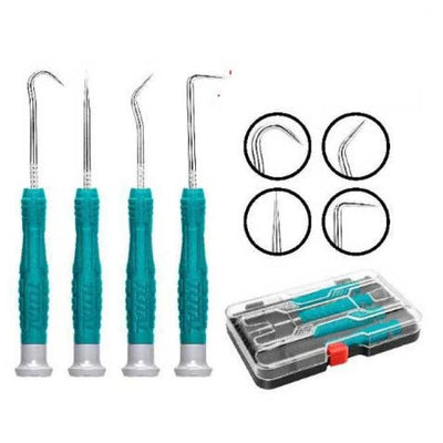 Total TPHSK0401 four pick-and-hook tools with different tip shapes