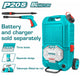 Total TPWLI4006 cordless pressure washer with water tank, hose and spray gun