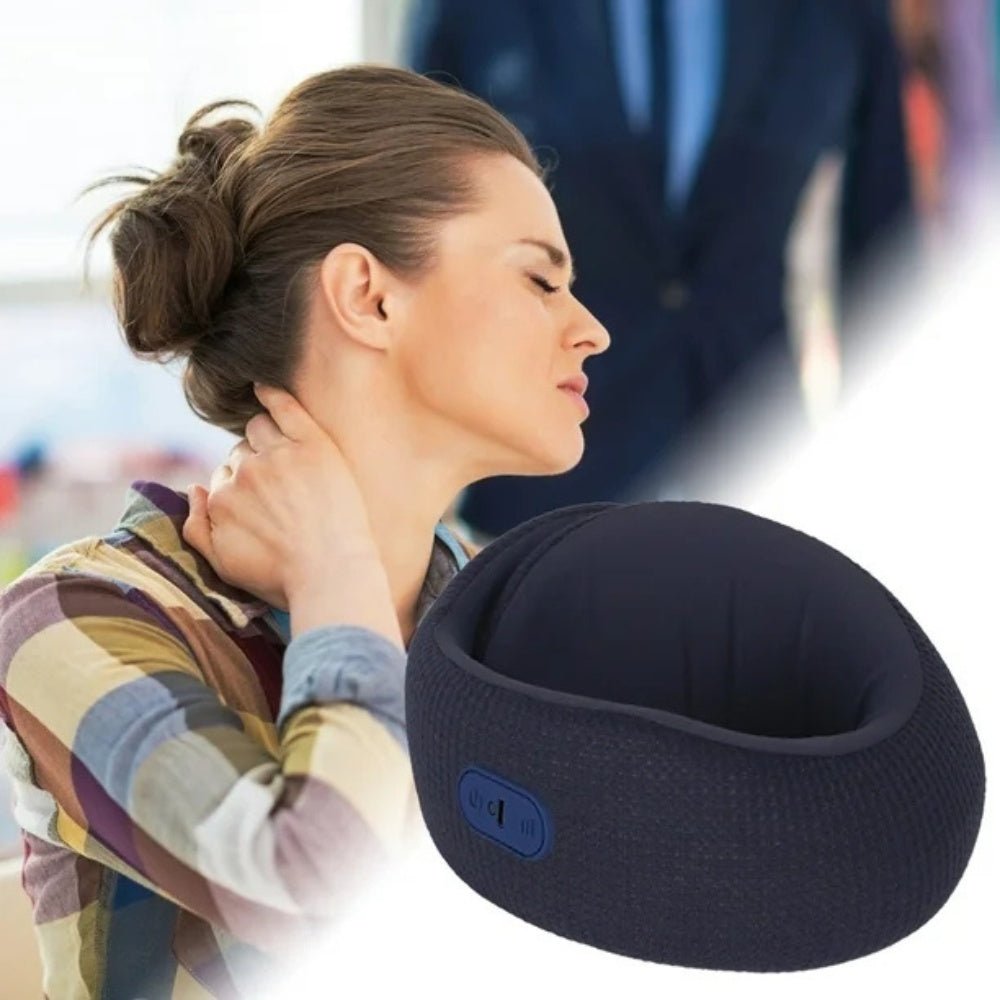 Cle Market - U - Shaped Pillow Neck and Shoulder Massager Blue - Cle Market
