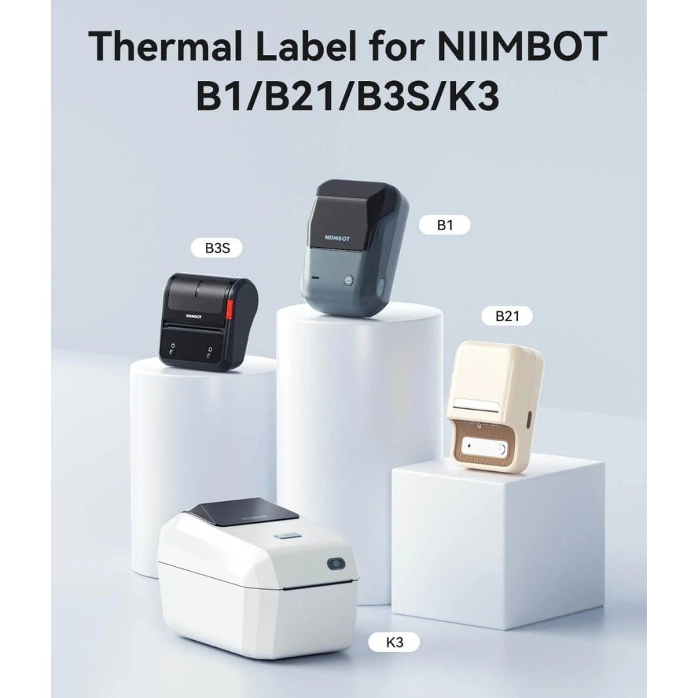NIIMBOT - White Label for B21 B1 B3S (50x30mm) - Cle Market