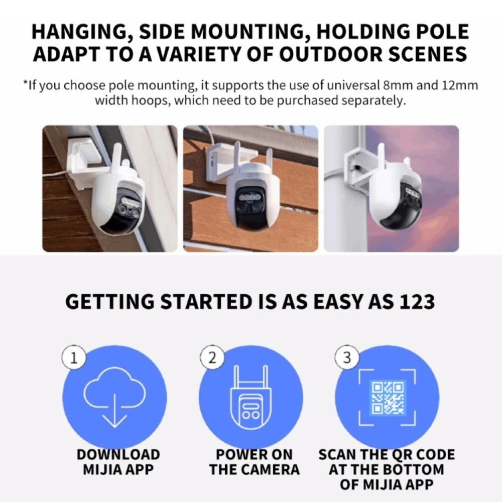 Xiaomi - Xiaomi Outdoor Camera CW700S - Cle Market