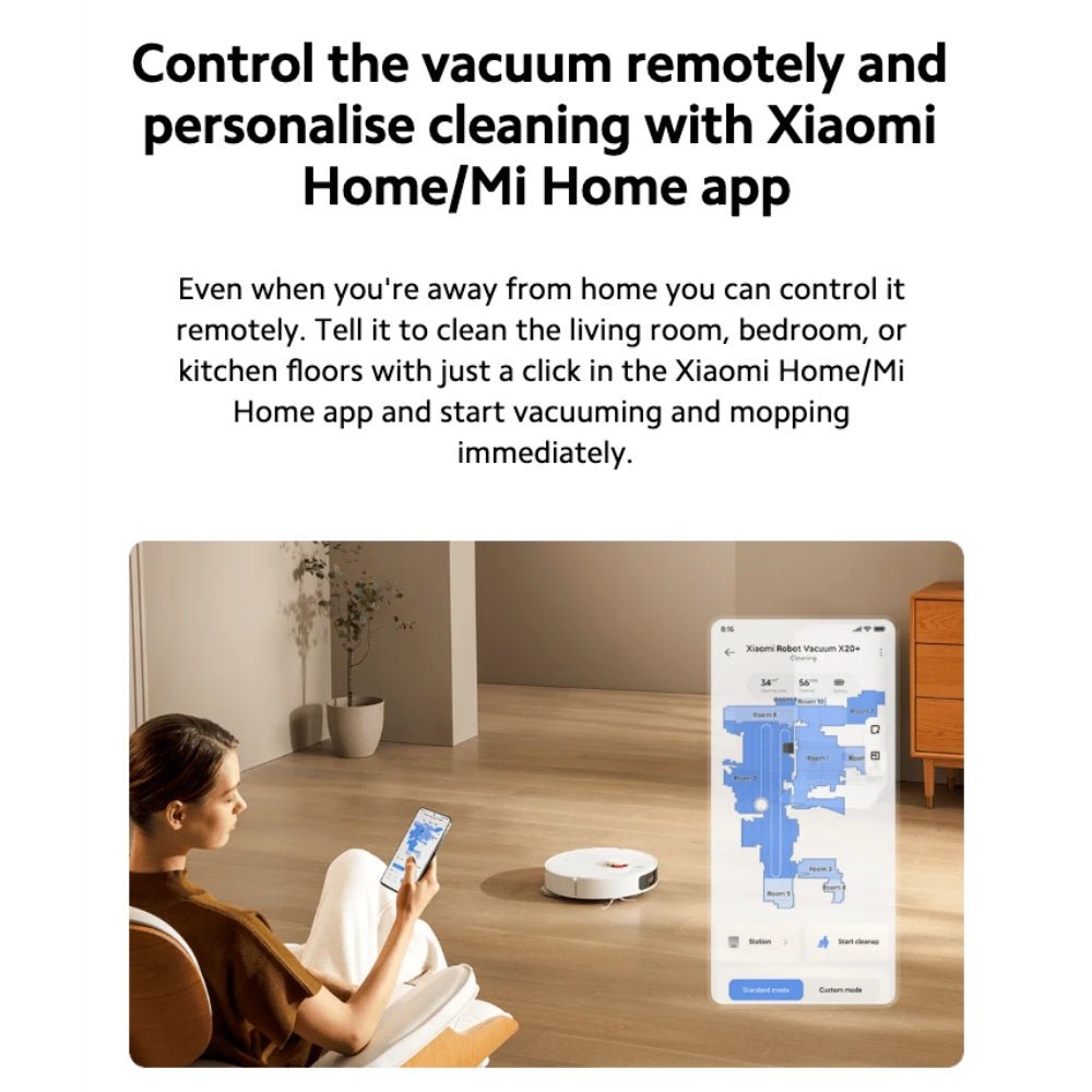 Xiaomi - Xiaomi Robot Vacuum X20+ - Cle Market