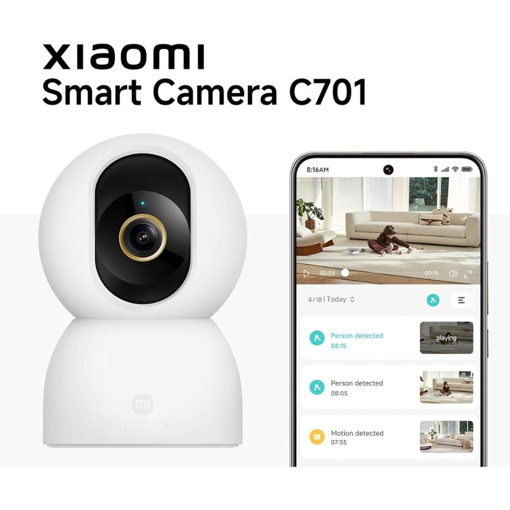 Xiaomi - Xiaomi Smart Indoor Camera C701 - Cle Market