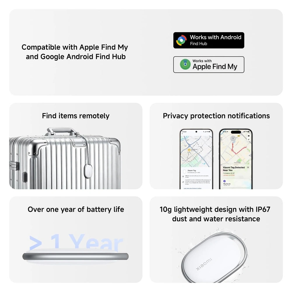 Xiaomi Tag Bluetooth Item Tracker (4 Pack)