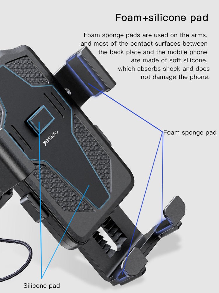 Yesido - Yesido C94 Bicycle Bracket Phone Holder - Cle Market