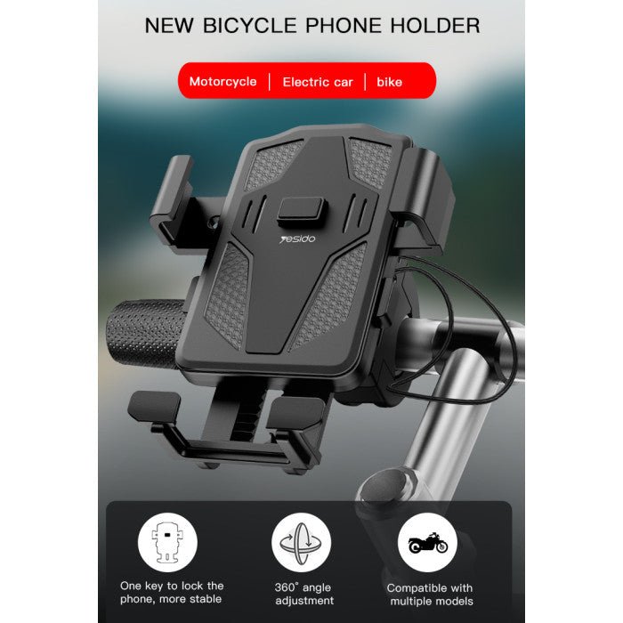 Yesido - Yesido C94 Bicycle Bracket Phone Holder - Cle Market